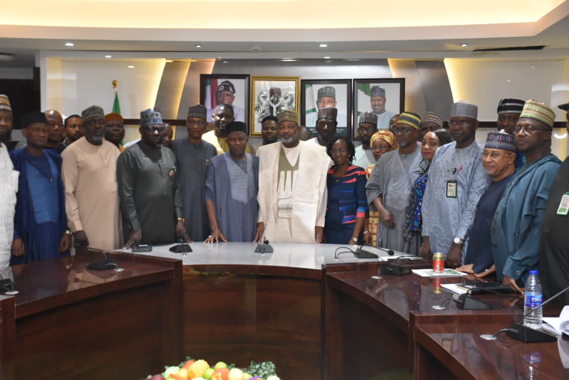 Hon. Minister, Federal Ministry of Agriculture and Food Security, Senator Abubakar Kyari